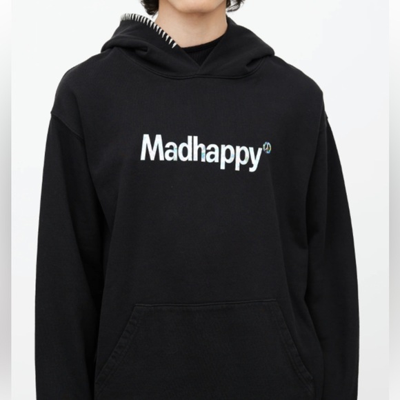 MADHAPPY REFLECTION UNIVERSAL HOODIE - BLACK - SMALL - Picture 1 of 5